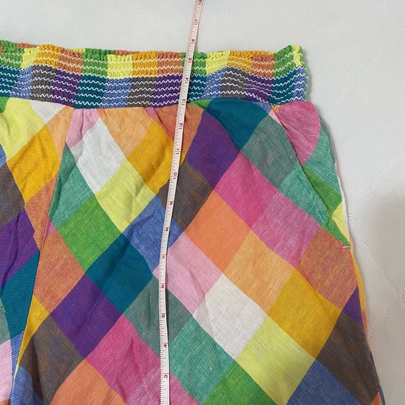 Crown & Ivy Multicolor Plaid High Waist Shorts - Picture 5 of 7